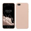 Husa Apple iPhone 5/iPhone 5s/iPhone SE, Crem, Silicon, KWM000007UT020C