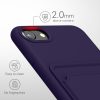 Husa Apple iPhone SE (2022)/iPhone SE (2020)/iPhone 8, Albastru, Silicon, KWM0000134I017C