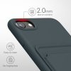 Husa Apple iPhone SE (2022)/iPhone SE (2020)/iPhone 8, Verde inchis, Silicon, KWM0000134I019C