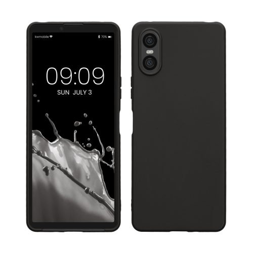Husa Sony Xperia 10 VI, Negru, Silicon, KWM000021TP001C
