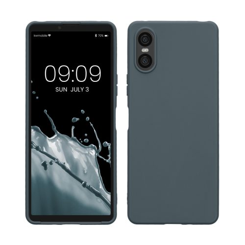Husa Sony Xperia 10 VI, Verde inchis, Silicon, KWM000021TP002C