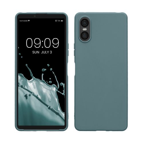 Husa Sony Xperia 10 VI, Verde deschis, Silicon, KWM000021TP004C