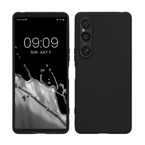 Husa Sony Xperia 1 VI, Negru, Silicon, KWM000021TR001C