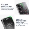 Set Husa si Folie de protectie Apple iPhone 15 Pro, Multicolor, Silicon/Sticla securizata, KWM000022TF001C