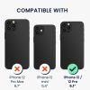 Set Husa si Folie de protectie Apple iPhone 12/iPhone 12 Pro, Multicolor, Silicon/Sticla securizata, KWM000022TI002C