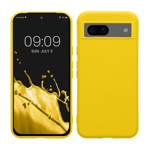 Husa Google Pixel 8a, Galben, Silicon, KWM000020LB006C