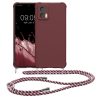 Husa cu jnur Motorola Edge 30 Neo, Violet, Silicon, KWM0000199S003C