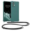 Husa cu jnur Motorola Edge 30 Neo, Verde, Silicon, KWM0000199S005C