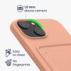 Husa Apple iPhone 15, Roz deschis, Silicon, KWM000020EM008C