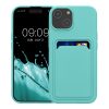 Husa Apple iPhone 15, Verde deschis, Silicon, KWM000020EM009C
