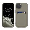 Husa Apple iPhone 15, Gri, Silicon, KWM000020EM011C