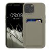 Husa Apple iPhone 15, Gri, Silicon, KWM000020EM011C
