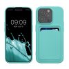 Husa Apple iPhone 15 Pro, Verde deschis, Silicon, KWM000020EO009C