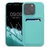 Husa Apple iPhone 15 Pro, Verde deschis, Silicon, KWM000020EO009C