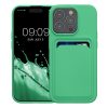 Husa Apple iPhone 15 Pro, Verde, Silicon, KWM000020EO010C