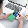 Husa Apple iPhone 15 Pro, Verde, Silicon, KWM000020EO010C