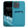 Husa Apple iPhone 15 Pro Max, Albastru deschis, Silicon, KWM000020EP007C
