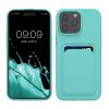 Husa Apple iPhone 15 Pro Max, Verde deschis, Silicon, KWM000020EP009C