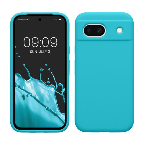 Husa Google Pixel 8a, Albastru deschis, Silicon, KWM000020KQ017C
