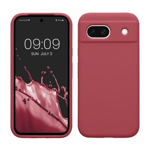 Husa Google Pixel 8a, Roz inchis, Silicon, KWM000020KQ018C