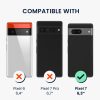 Husa cu jnur detasabil Google Pixel 7, Transparent/Negru, Silicon, KWM000020PC001C