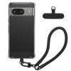 Husa cu jnur detasabil Google Pixel 8, Transparent/Negru, Silicon, KWM000020PD001C