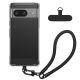 Husa cu jnur detasabil Google Pixel 8, Transparent/Negru, Silicon, KWM000020PD001C