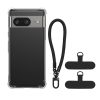 Husa cu jnur detasabil Google Pixel 8, Transparent/Negru, Silicon, KWM000020PD001C