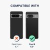 Husa cu jnur detasabil Google Pixel 8, Transparent/Negru, Silicon, KWM000020PD001C