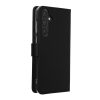 Husa Samsung Galaxy A35, Negru, Piele ecologica/Silicon, KWM000021TT001C
