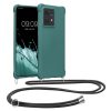 Husa cu jnur Motorola Edge 40 Neo, Verde, Silicon, KWM000022NX002C