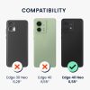 Husa cu jnur Motorola Edge 40 Neo, Verde, Silicon, KWM000022NX002C