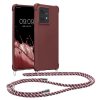 Husa cu jnur Motorola Edge 40 Neo, Violet, Silicon, KWM000022NX003C