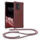 Husa cu jnur Motorola Edge 40 Neo, Violet, Silicon, KWM000022NX003C