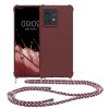 Husa cu jnur Motorola Edge 40 Neo, Violet, Silicon, KWM000022NX003C