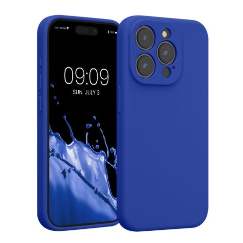 Husa Apple iPhone 15 Pro, Albastru, Silicon, KWM000022OM007C