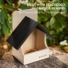 Cuib pentru pasari Navaris, rezistent la intemperii, 23.5x15x12 cm, lemn, NAV000013WK002C