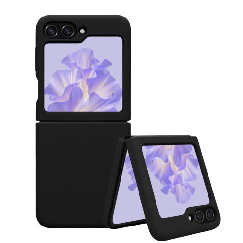 Husa Samsung Galaxy Z Flip5, Negru, Silicon, KWM000021UD001C