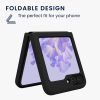 Husa Samsung Galaxy Z Flip5, Negru, Silicon, KWM000021UD001C