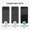 Husa Samsung Galaxy Z Flip5, Negru, Silicon, KWM000021UD001C