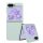 Husa Samsung Galaxy Z Flip5, Verde deschis, Silicon, KWM000021UD005C