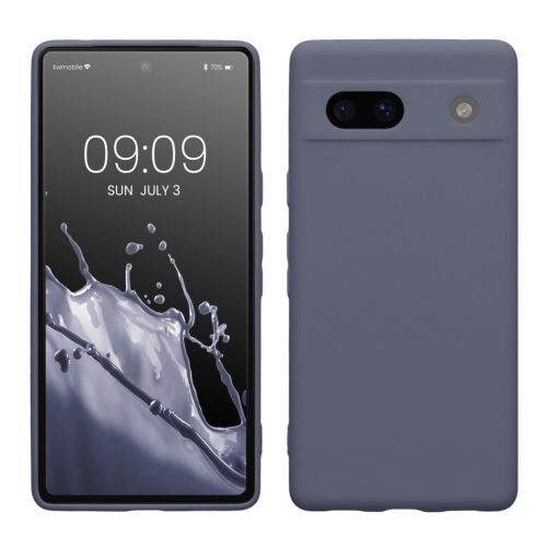 Husa Google Pixel 7a, Gri, Silicon, KWM000019YF037C