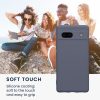 Husa Google Pixel 7a, Gri, Silicon, KWM000019YF037C