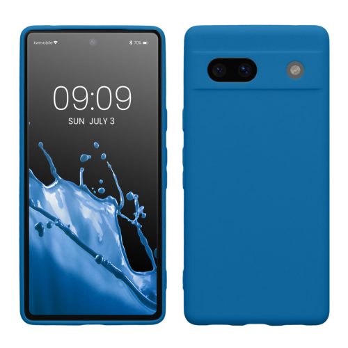 Husa Google Pixel 7a, Albastru, Silicon, KWM000019YF038C