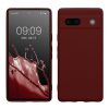 Husa Google Pixel 7a, Rosu inchis, Silicon, KWM000019YF039C