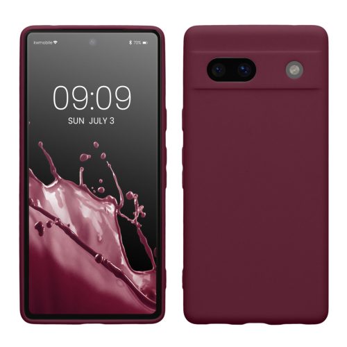 Husa Google Pixel 7a, Visiniu, Silicon, KWM000019YF040C