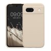 Husa Google Pixel 8a, Crem, Silicon, KWM000020KQ024C