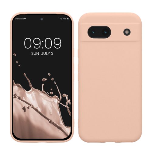 Husa Google Pixel 8a, Crem, Silicon, KWM000020KU020C