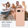 Husa Google Pixel 8a, Crem, Silicon, KWM000020KU020C