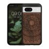 Husa Google Pixel 8a, Maro, Lemn/Silicon, KWM000020KV003C